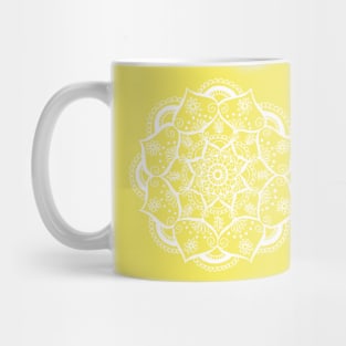 Mellow Yellow Mandala Mug